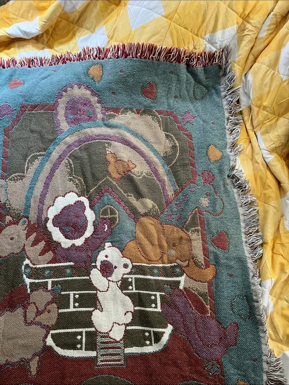 Vintage Noah’s Ark Tapestry/Blanket